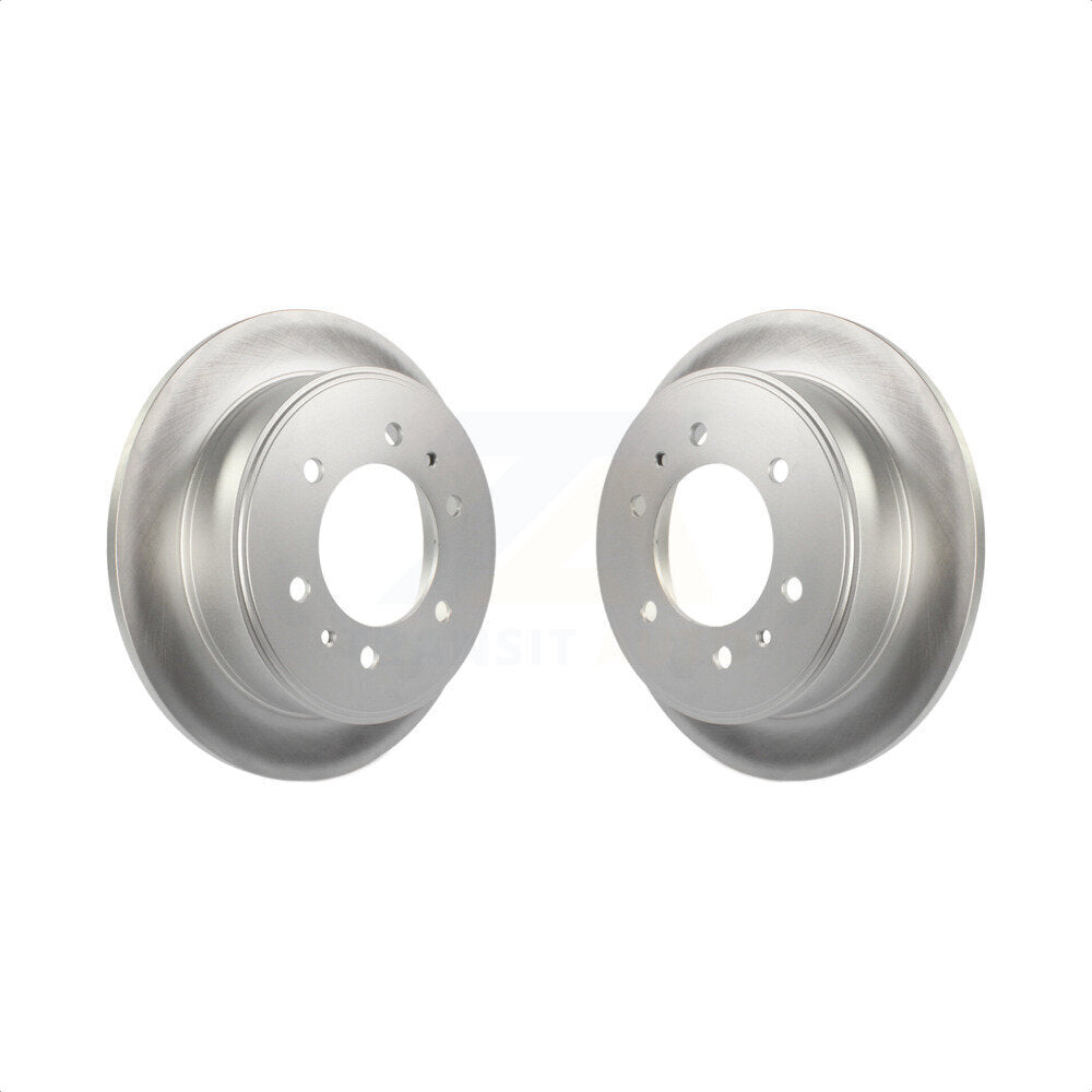 Rear Coated Disc Brake Rotors Pair For Hummer H3 H3T KG-100396