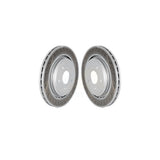 Rear Coated Disc Brake Rotors Pair For Chevrolet Corvette Cadillac XLR KG-100399