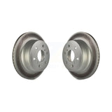 Rear Coated Disc Brake Rotors Pair For Chevrolet Silverado 1500 GMC Sierra Tahoe Yukon Cadillac Suburban Escalade XL Avalanche ESV LD Classic EXT Limited KG-100403