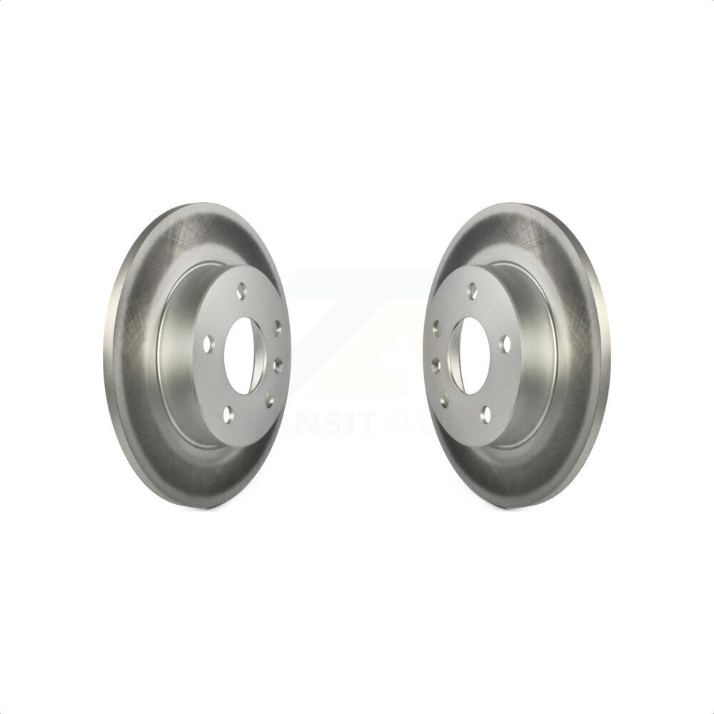 Rear Coated Disc Brake Rotors Pair For 2008-2009 Saturn Astra KG-100406