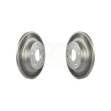 Rear Coated Disc Brake Rotors Pair For 2008-2009 Saturn Astra KG-100406