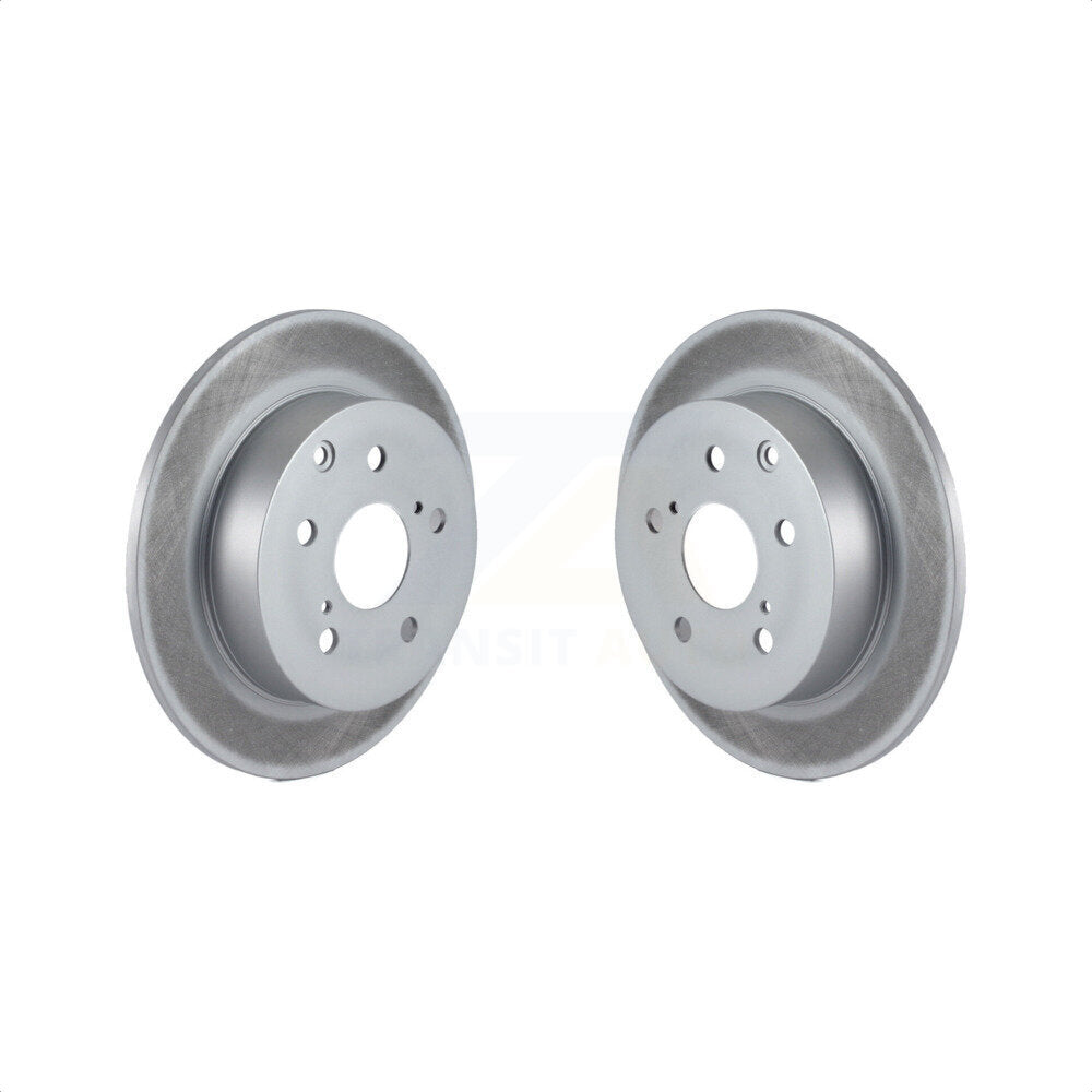 Rear Coated Disc Brake Rotors Pair For Toyota Matrix Pontiac Vibe KG-100408
