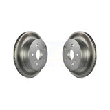Rear Coated Disc Brake Rotors Pair For 2010-2017 Chevrolet Equinox GMC Terrain KG-100412