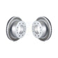Rear Coated Disc Brake Rotors Pair For Chevrolet Silverado 2500 HD GMC Sierra 1500 3500 Suburban KG-100416