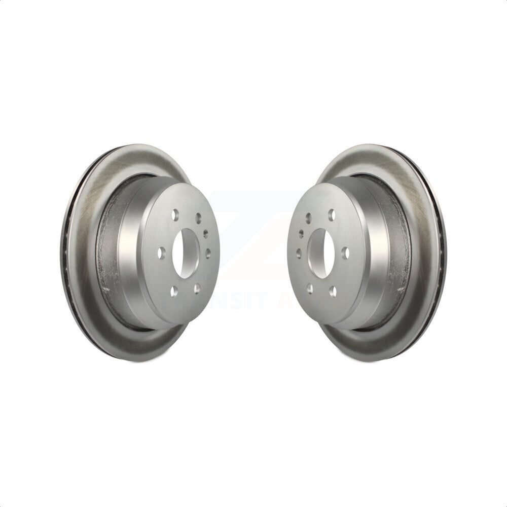 Rear Coated Disc Brake Rotors Pair For 2015-2020 Chevrolet Colorado GMC Canyon KG-100421