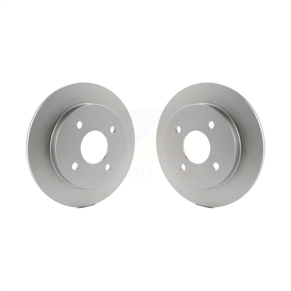 Rear Coated Disc Brake Rotors Pair For Ford Focus Fiesta KG-100431