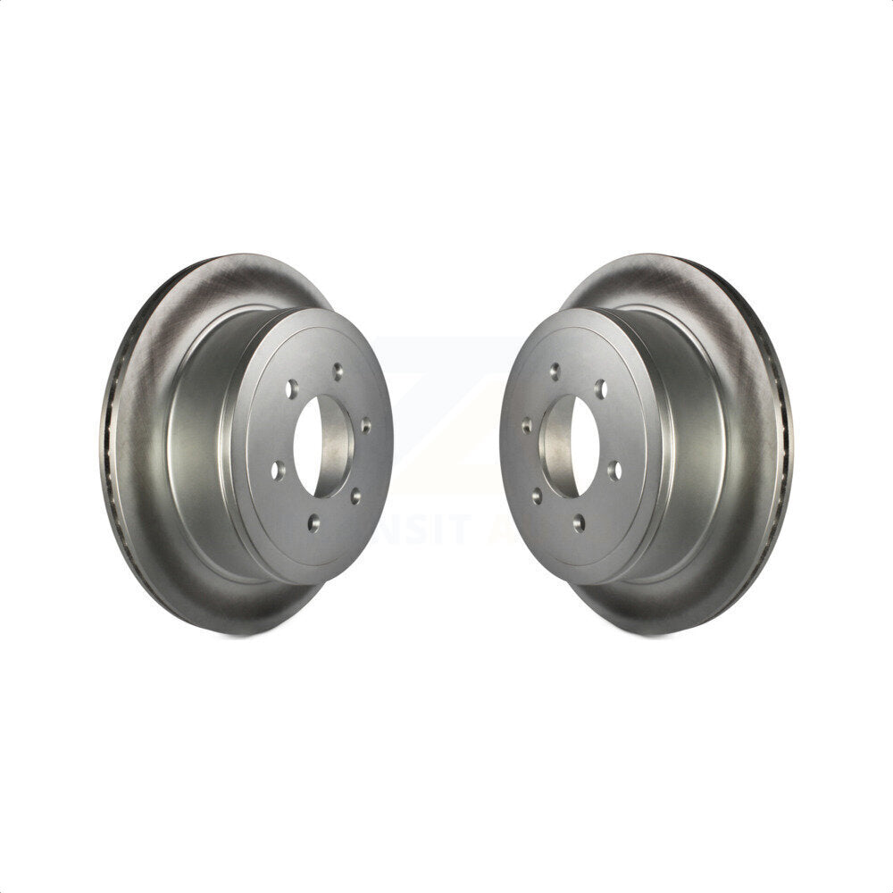 Rear Coated Disc Brake Rotors Pair For Ford F-150 Lincoln Mark LT KG-100436