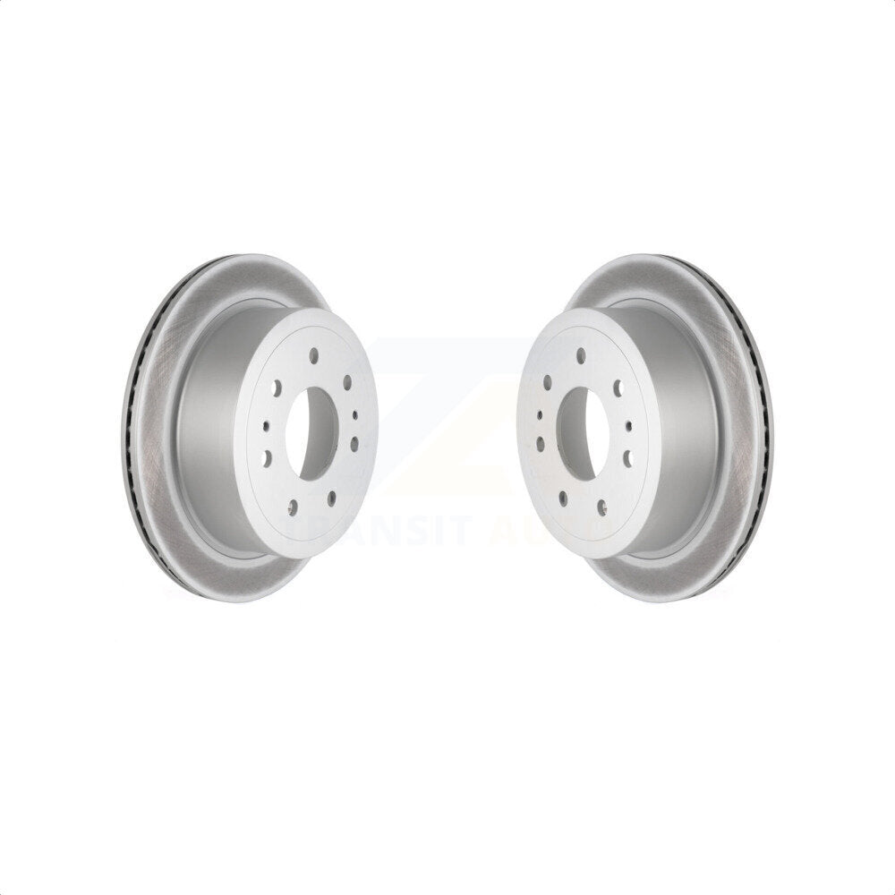 Rear Coated Disc Brake Rotors Pair For Ford F-150 Lincoln Mark LT KG-100437