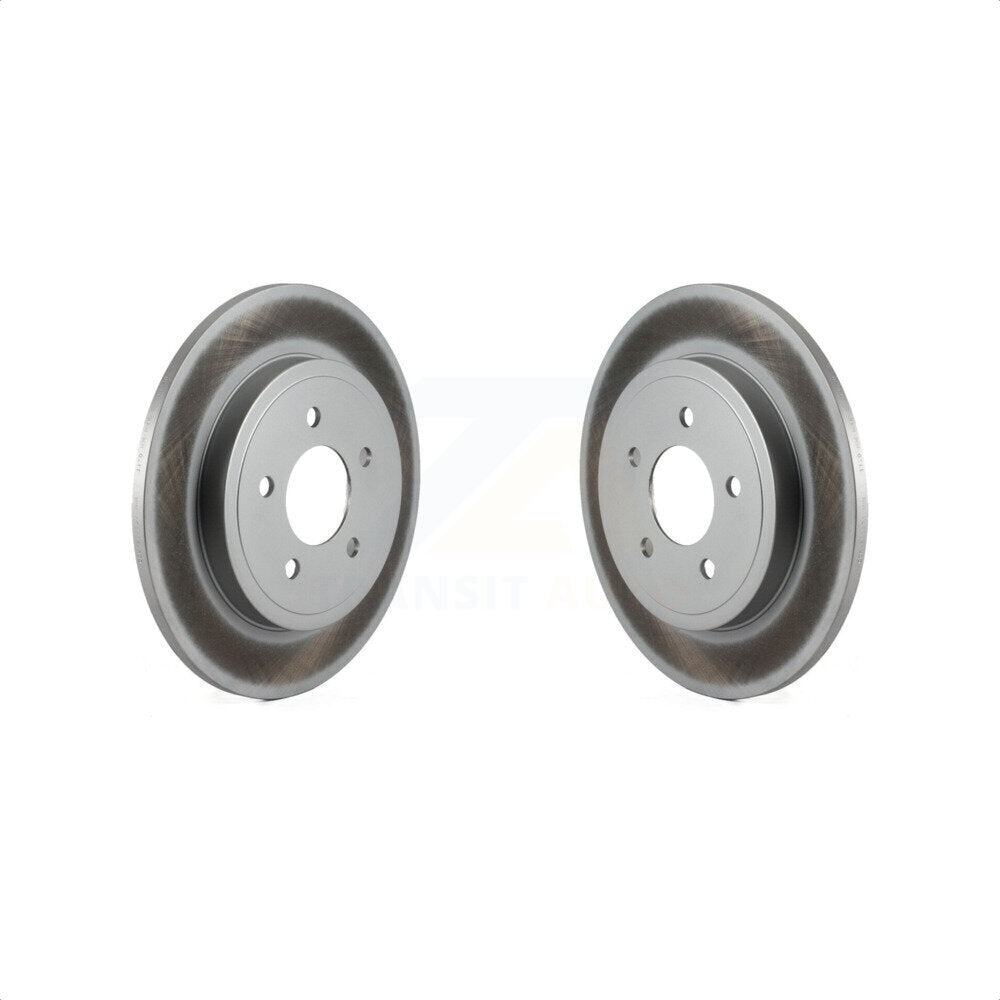 Rear Coated Disc Brake Rotors Pair For Ford Escape Mercury Mariner Mazda Tribute KG-100439