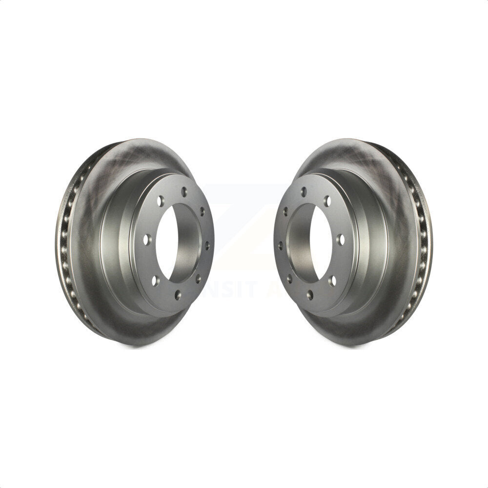 Rear Coated Disc Brake Rotors Pair For Ford E-350 Super Duty E-250 E-150 Econoline KG-100446