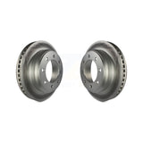 Rear Coated Disc Brake Rotors Pair For Ford E-350 Super Duty E-250 E-150 Econoline KG-100446