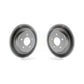 Rear Coated Disc Brake Rotors Pair For Ford Focus KG-100449