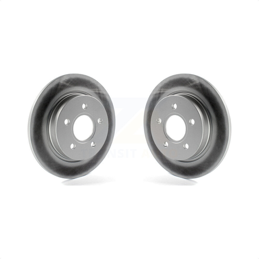 Rear Coated Disc Brake Rotors Pair For Ford Focus KG-100449