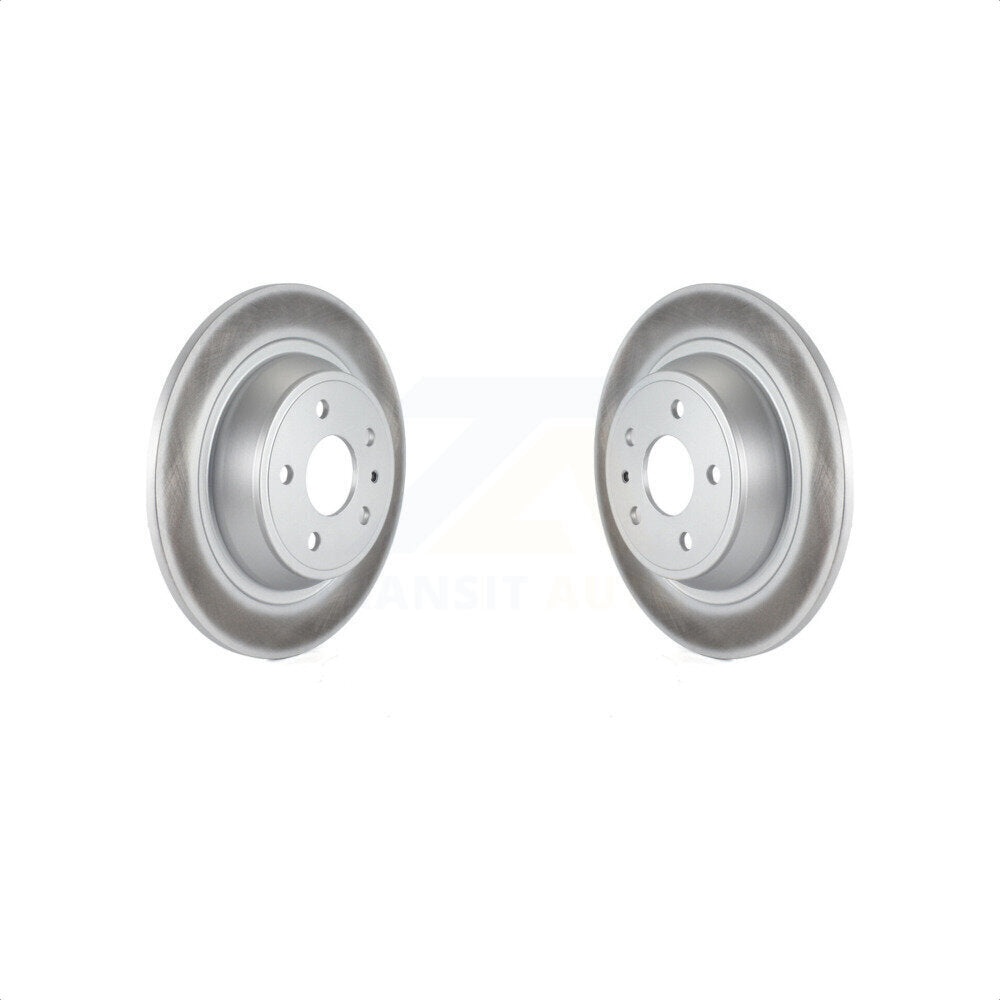 Rear Coated Disc Brake Rotors Pair For Ford Fusion Lincoln MKZ KG-100454