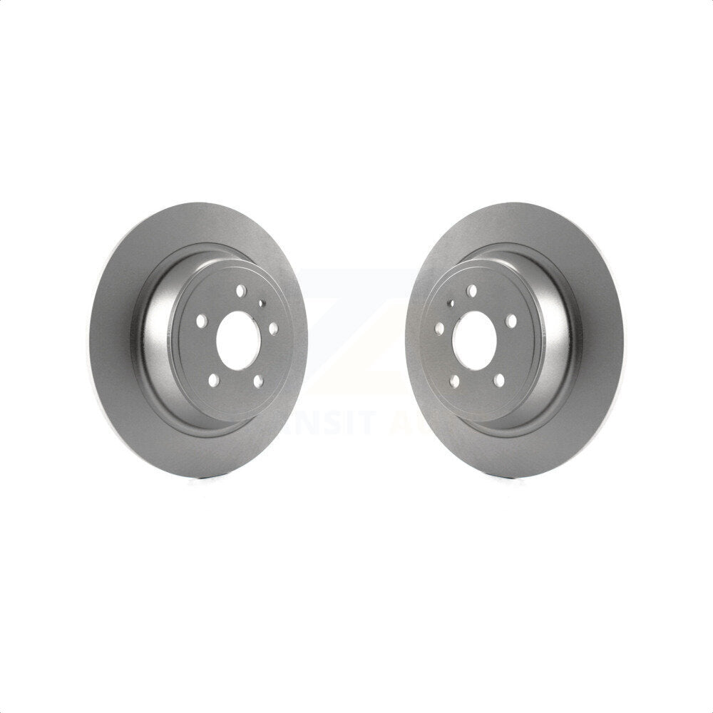Rear Coated Disc Brake Rotors Pair For Ford Fusion Escape Lincoln MKC MKZ MKX Continental KG-100455