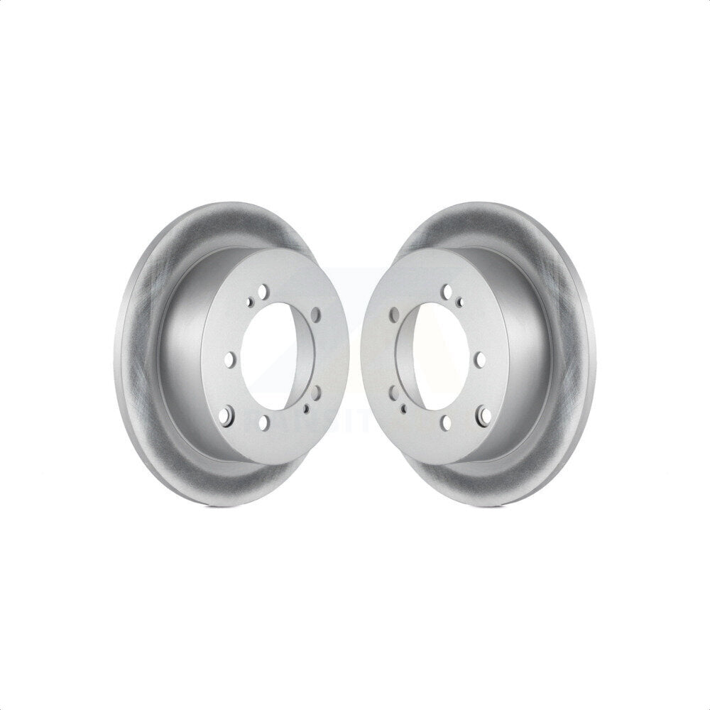 Rear Coated Disc Brake Rotors Pair For Mitsubishi Chrysler Sebring Dodge Stratus Eclipse Galant Lancer Outlander Avenger Eagle Talon KG-100463