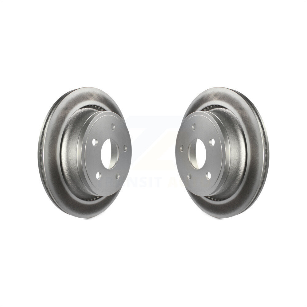 Rear Coated Disc Brake Rotors Pair For Ram 1500 Dodge Durango Classic Chrysler Aspen KG-100466