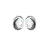 Rear Coated Disc Brake Rotors Pair For Jeep Liberty Wrangler TJ KG-100467