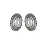 Rear Coated Disc Brake Rotors Pair For Dodge Charger Chrysler 300 Challenger Magnum KG-100483