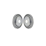 Rear Coated Disc Brake Rotors Pair For Jeep Grand Cherokee Dodge Durango WK KG-100486