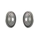 Rear Coated Disc Brake Rotors Pair For 2014-2021 Jeep Cherokee With Dual Piston Front Caliper KG-100490