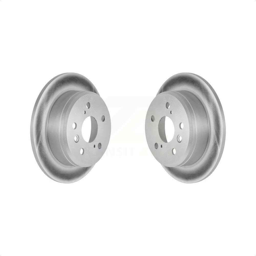Rear Coated Disc Brake Rotors Pair For Toyota Camry Lexus ES300 Solara KG-100494