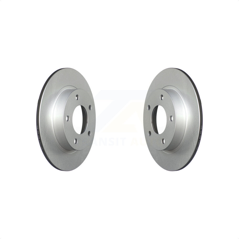Rear Coated Disc Brake Rotors Pair For Mazda Protege Protege5 626 Ford Probe MX-6 KG-100495