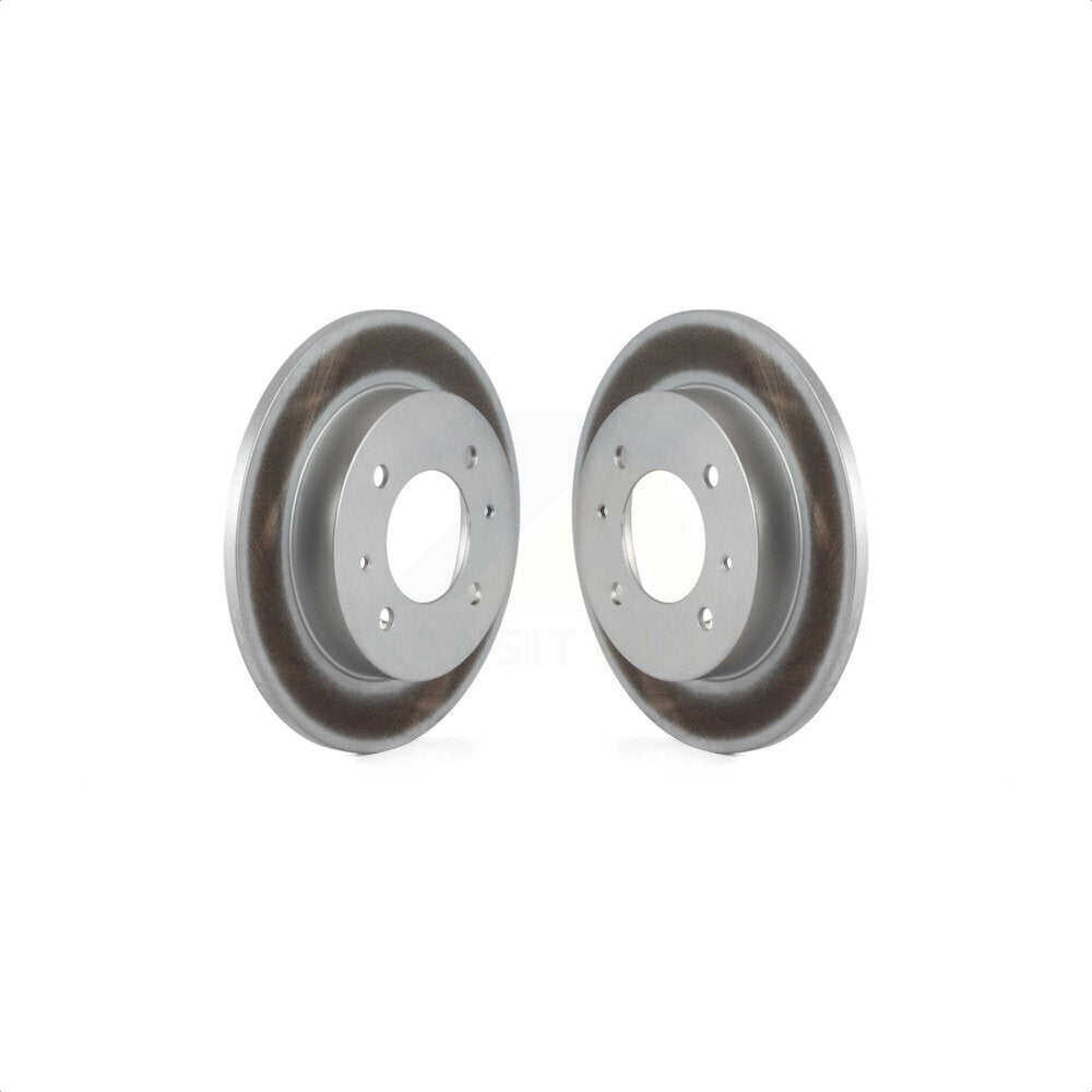 Rear Coated Disc Brake Rotors Pair For Hyundai Elantra Tiburon KG-100501