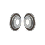 Rear Coated Disc Brake Rotors Pair For Hyundai Elantra Tiburon KG-100501