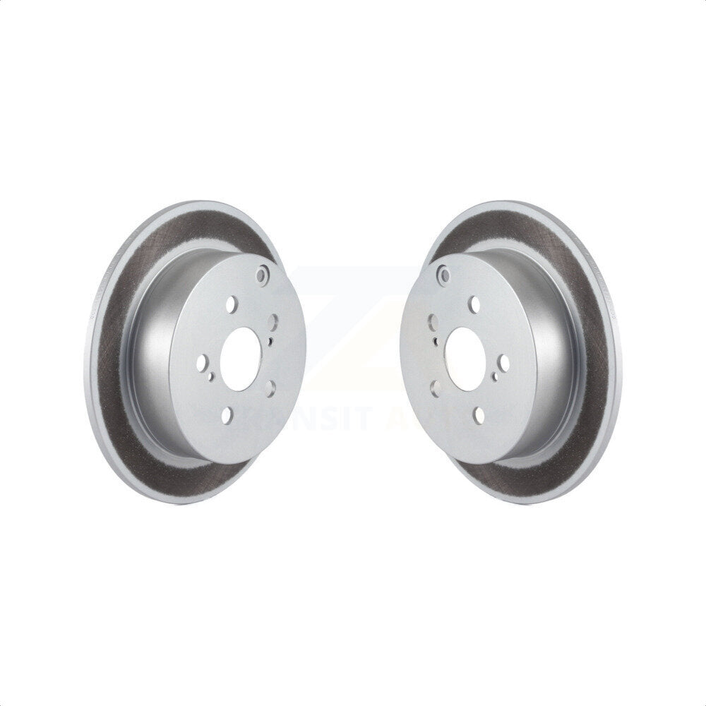 Rear Coated Disc Brake Rotors Pair For Toyota Corolla Matrix Scion tC Pontiac Vibe Celica KG-100510