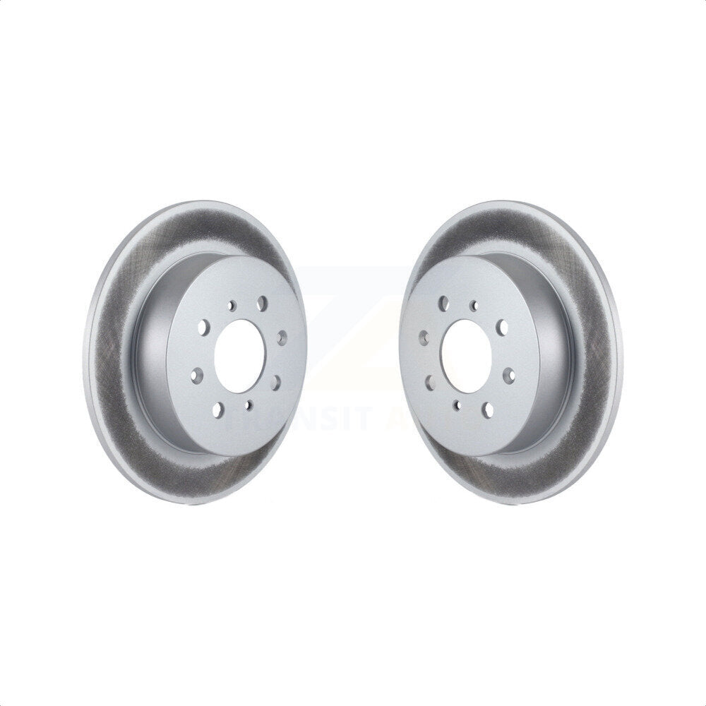 Rear Coated Disc Brake Rotors Pair For Honda Civic Acura EL KG-100533