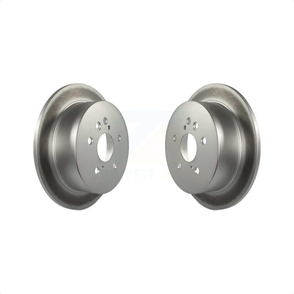 Rear Coated Disc Brake Rotors Pair For Lexus Toyota Highlander RX350 RX330 RX400h KG-100538
