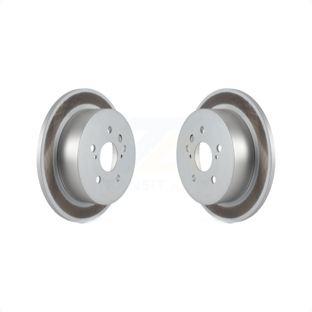 Rear Coated Disc Brake Rotors Pair For 2004-2010 Toyota Sienna KG-100539