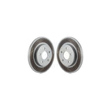 Rear Coated Disc Brake Rotors Pair For 2002-2008 Jaguar X-Type KG-100541