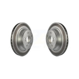 Rear Coated Disc Brake Rotors Pair For Mercedes-Benz E350 GLK350 E320 E500 CLS550 E400 CLS500 GLK250 CLS400 E550 E55 AMG E63 KG-100542