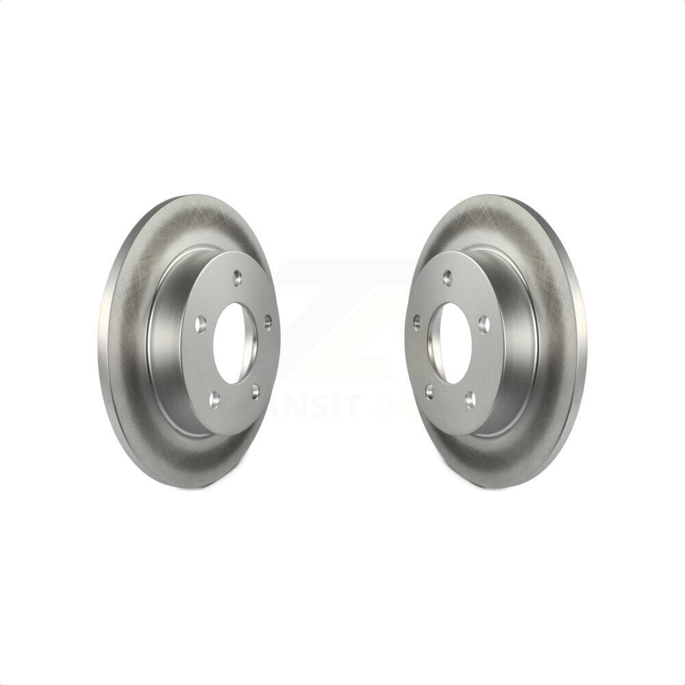 Rear Coated Disc Brake Rotors Pair For Mazda 3 Sport KG-100544