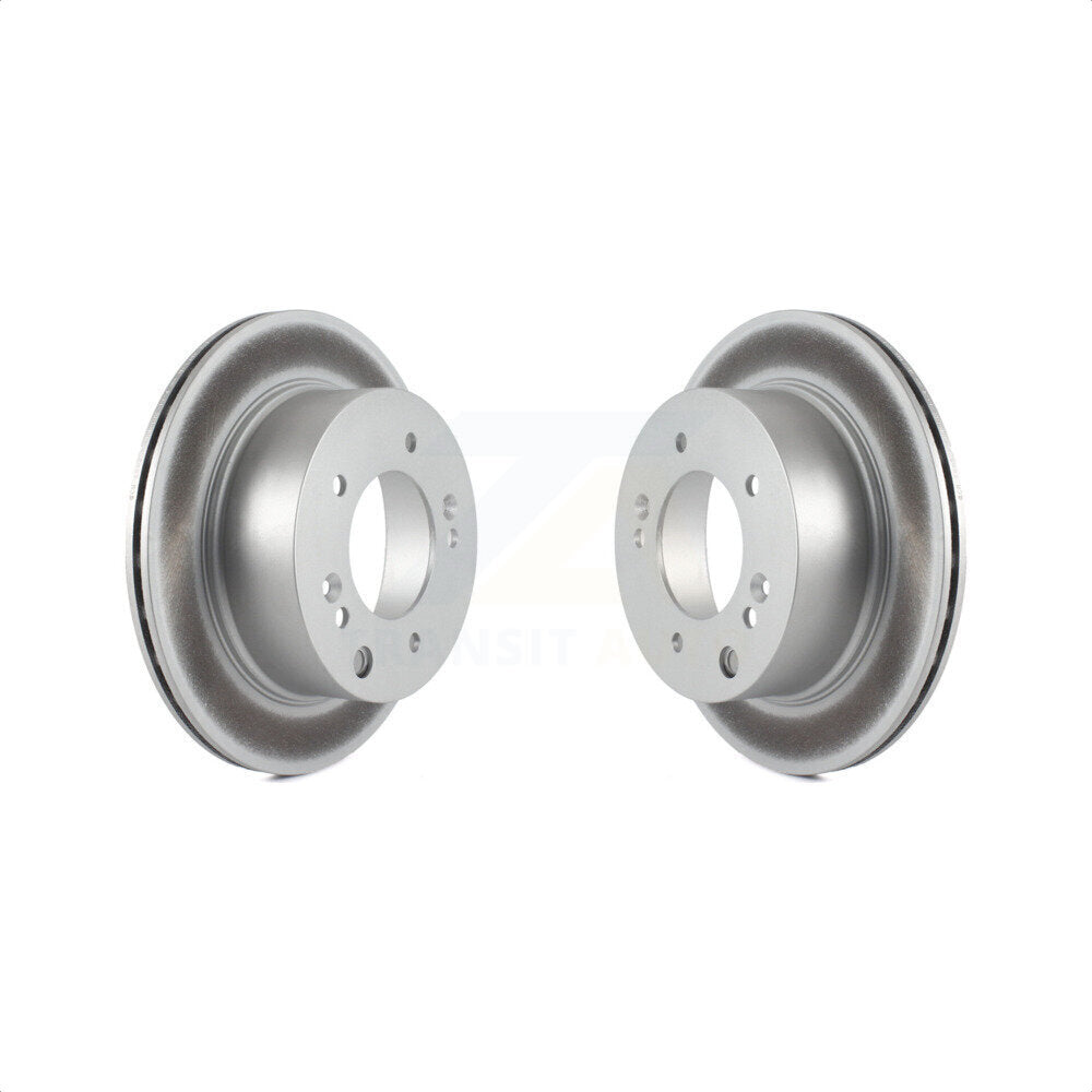 Rear Coated Disc Brake Rotors Pair For 2003-2006 Kia Sorento KG-100548