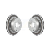 Rear Coated Disc Brake Rotors Pair For 2003-2006 Kia Sorento KG-100548
