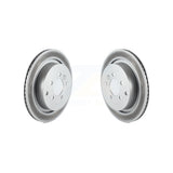 Rear Coated Disc Brake Rotors Pair For Land Rover Range Sport LR4 LR3 KG-100554