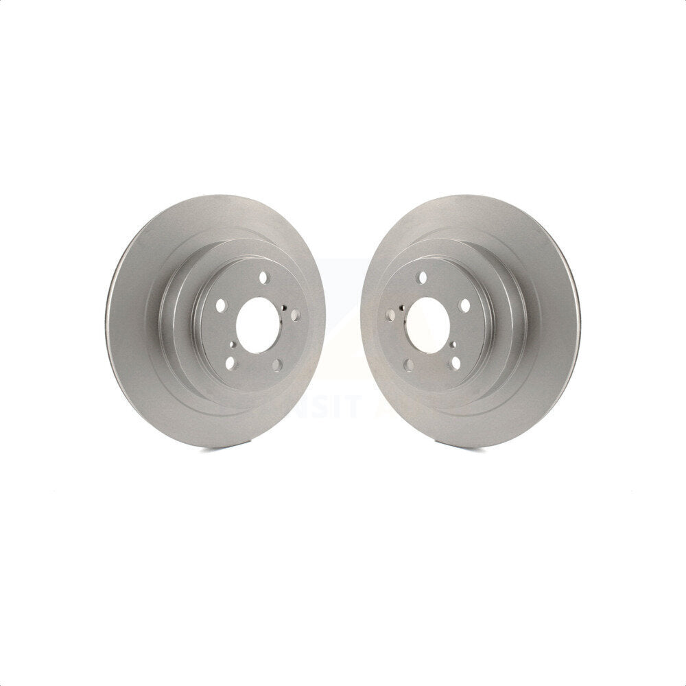 Rear Coated Disc Brake Rotors Pair For Subaru Legacy Impreza KG-100555