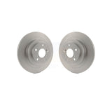 Rear Coated Disc Brake Rotors Pair For Subaru Legacy Impreza KG-100555