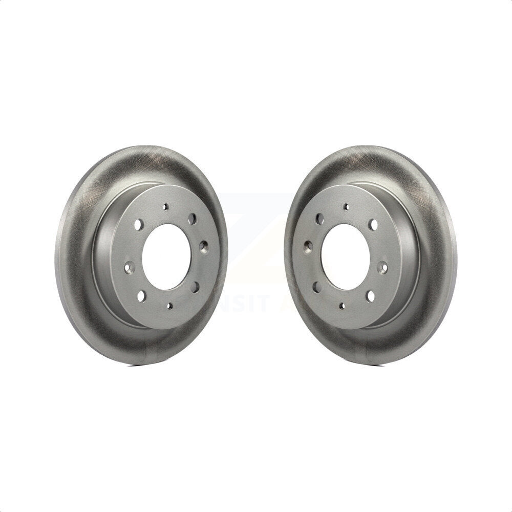 Rear Coated Disc Brake Rotors Pair For Kia Spectra Spectra5 KG-100561