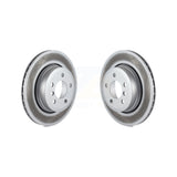 Rear Coated Disc Brake Rotors Pair For 2004-2010 BMW X3 KG-100562