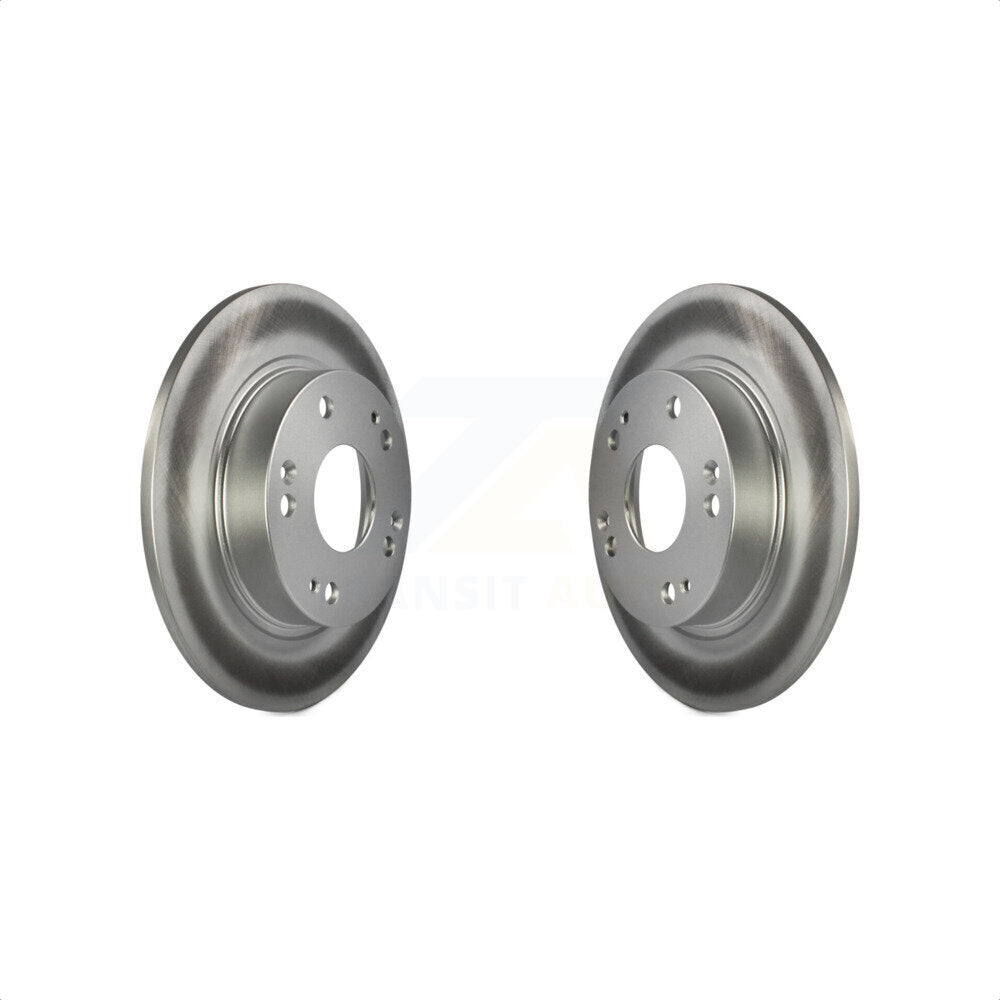 Rear Coated Disc Brake Rotors Pair For Honda Civic Acura ILX CSX KG-100563