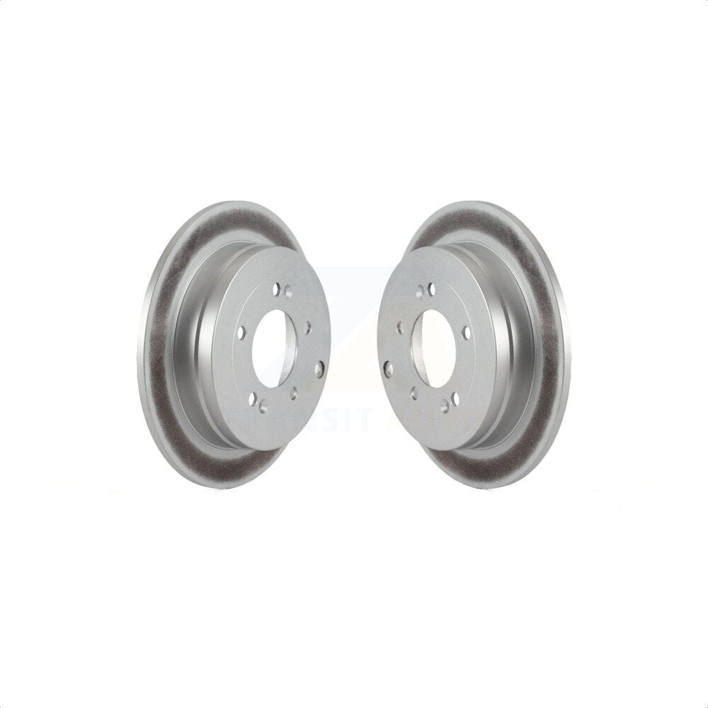 Rear Coated Disc Brake Rotors Pair For Hyundai Azera Kia Amanti KG-100564