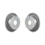 Rear Coated Disc Brake Rotors Pair For 2006-2010 Hyundai Accent Kia Rio Rio5 KG-100565