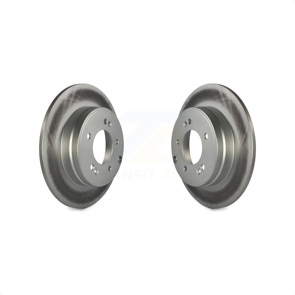 Rear Coated Disc Brake Rotors Pair For Hyundai Sonata Kia Optima Tucson Azera Cadenza KG-100566