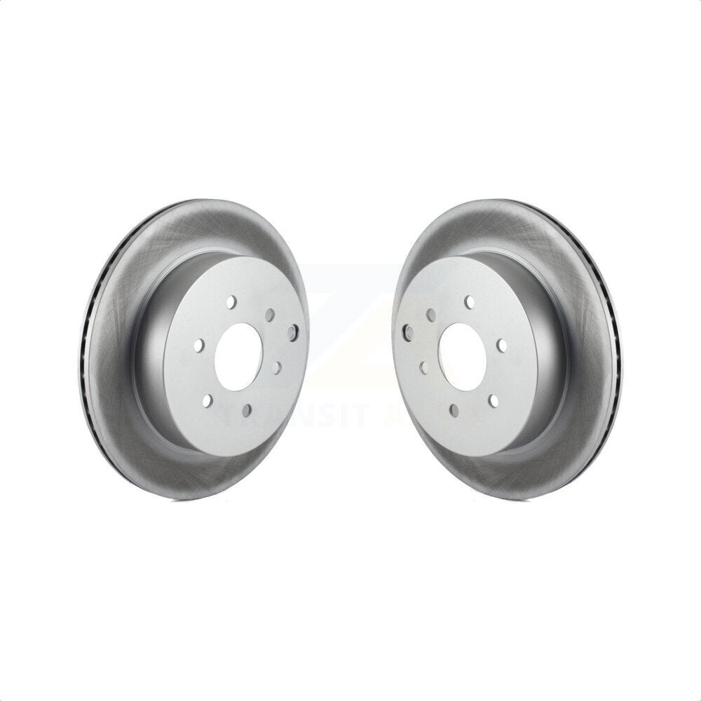 Rear Coated Disc Brake Rotors Pair For Nissan Pathfinder KG-100571