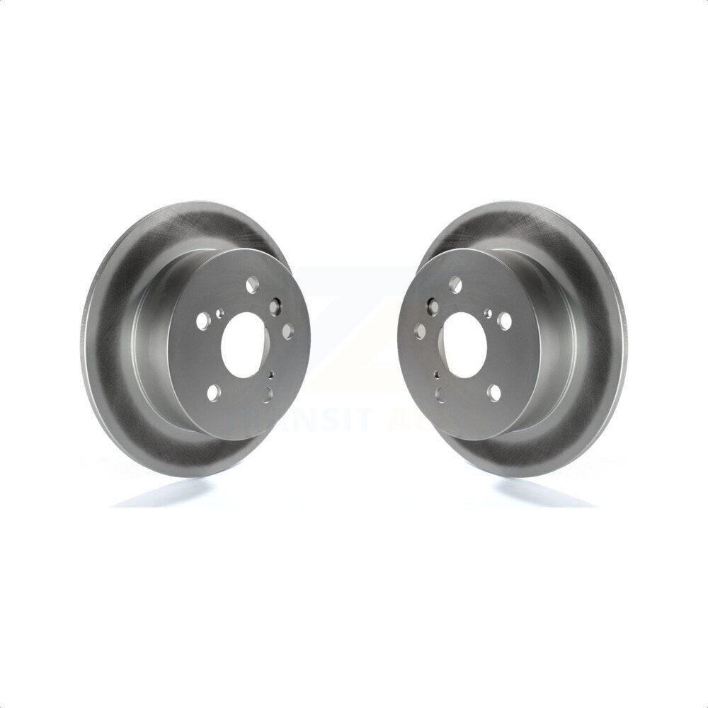 Rear Coated Disc Brake Rotors Pair For Toyota Camry Lexus ES350 Avalon KG-100573
