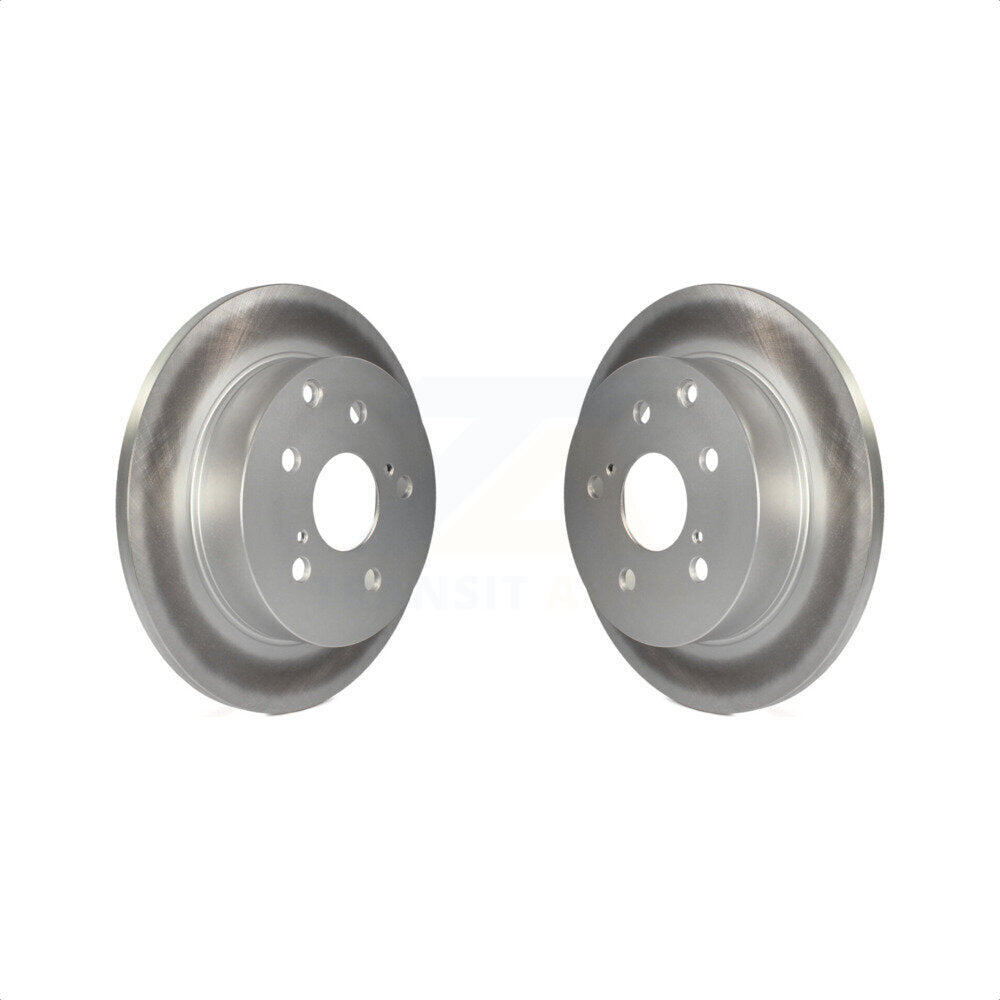 Rear Coated Disc Brake Rotors Pair For Toyota RAV4 Lexus HS250h KG-100578